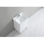 PVC Cabinet Laundry Tub With Ceramic Laundry Sink